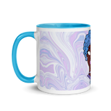 Blue Booberry Mug with Color Inside