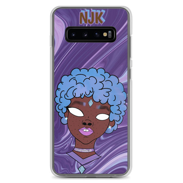 Blue Booberry Samsung Case