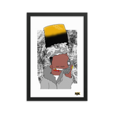 Silvah Surfah Bart Framed poster