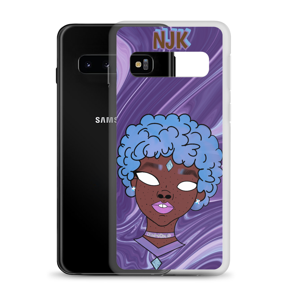 Blue Booberry Samsung Case