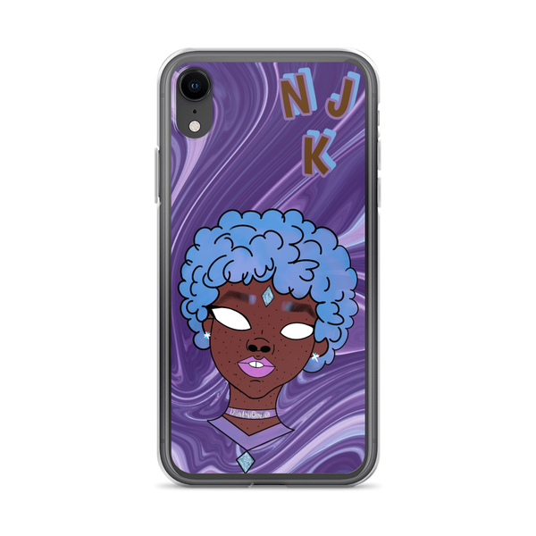 Blue Booberry iPhone Case