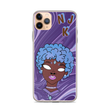 Blue Booberry iPhone Case