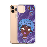 Blue Booberry iPhone Case
