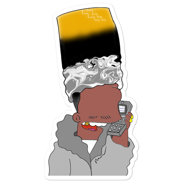 Silvah Surfah Bart Bubble-Free Stickers