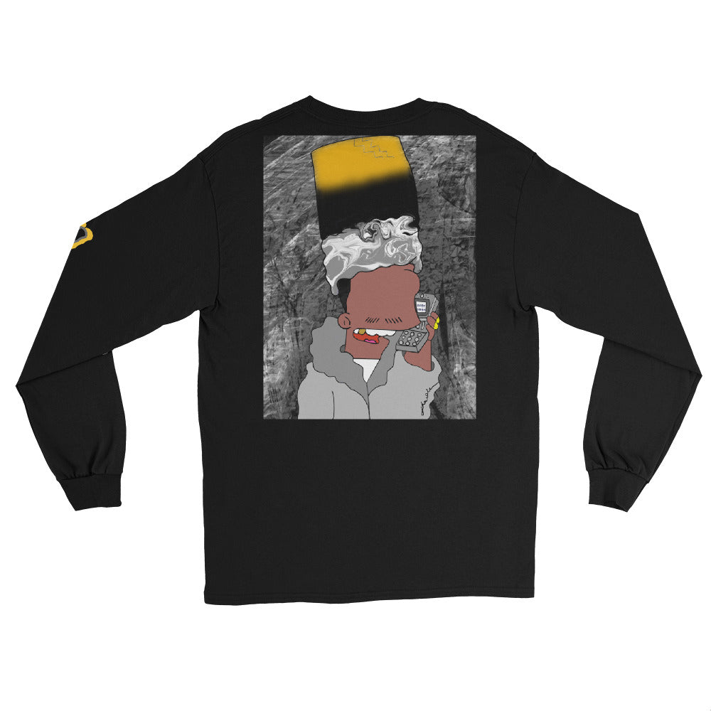 Silvah Surfah Bart Men’s Long Sleeve Shirt