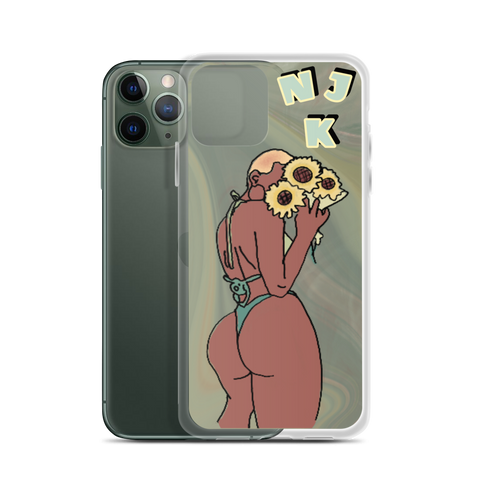 Big Booty Bald Belle iPhone Case