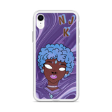 Blue Booberry iPhone Case