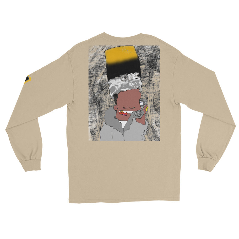 Silvah Surfah Bart Men’s Long Sleeve Shirt