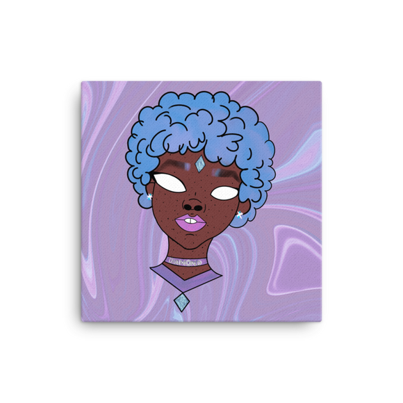 Blue Booberry Canvas