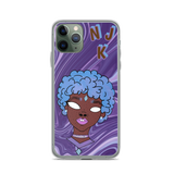 Blue Booberry iPhone Case