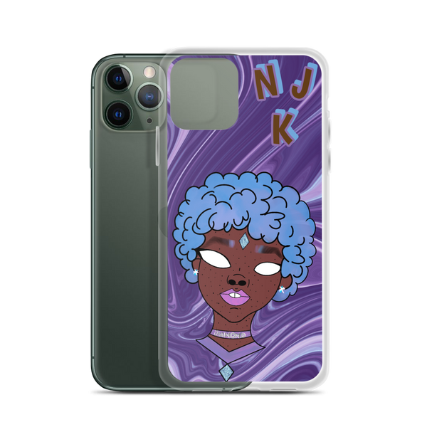 Blue Booberry iPhone Case