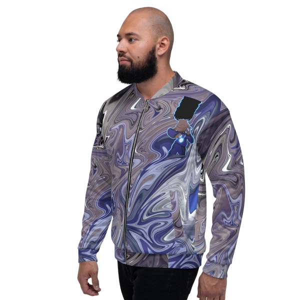 Berry Blues Unisex Bomber Jacket
