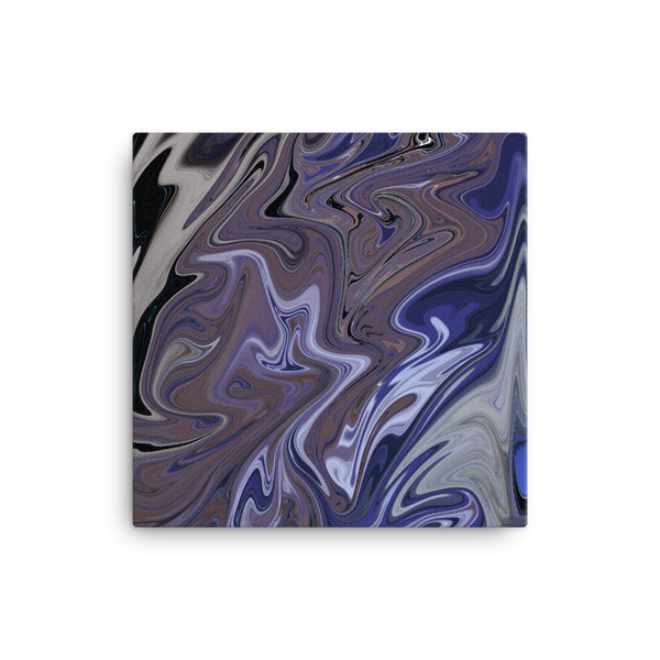 Berry Blues Background Canvas