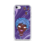 Blue Booberry iPhone Case