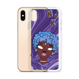 Blue Booberry iPhone Case