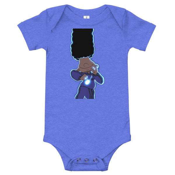Berry Blues Baby Onesie Short Sleeve Shirt