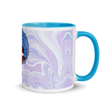 Blue Booberry Mug with Color Inside
