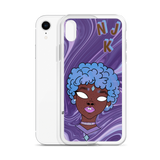 Blue Booberry iPhone Case