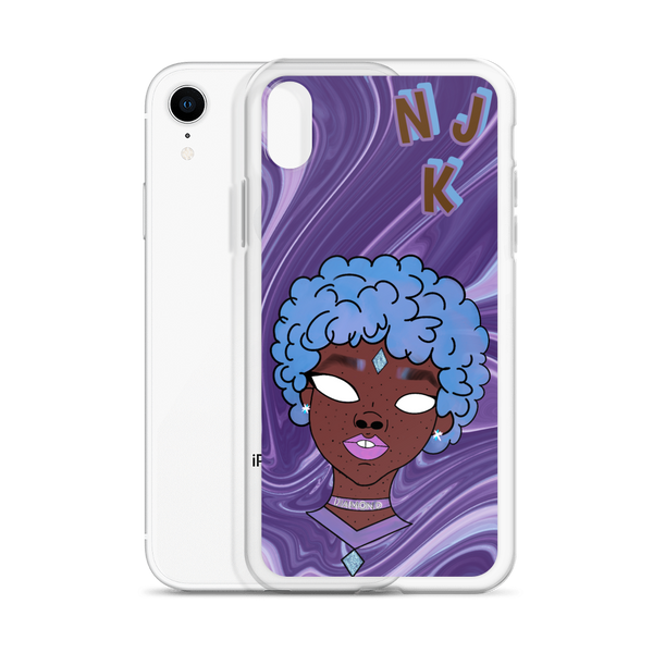Blue Booberry iPhone Case
