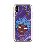 Blue Booberry iPhone Case