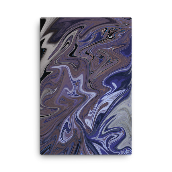 Berry Blues Background Canvas