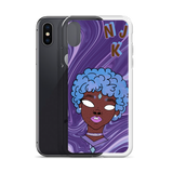 Blue Booberry iPhone Case