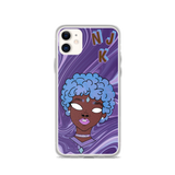 Blue Booberry iPhone Case