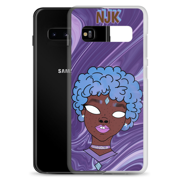 Blue Booberry Samsung Case