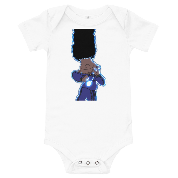 Berry Blues Baby Onesie Short Sleeve Shirt