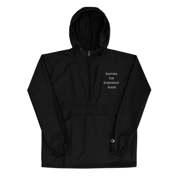 Blackout Embroidered Champion Packable Jacket