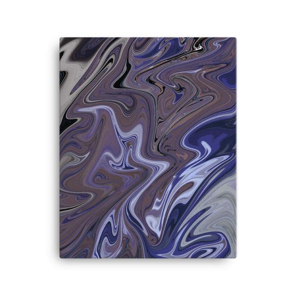 Berry Blues Background Canvas