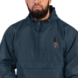 Berry Blues Unisex Embroidered Champion Packable Jacket