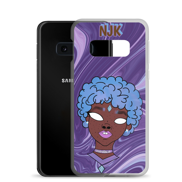 Blue Booberry Samsung Case