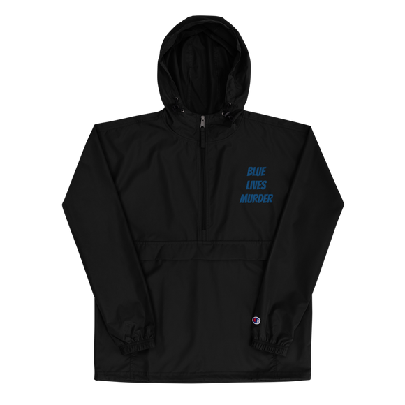 BLM Embroidered Champion Packable Jacket