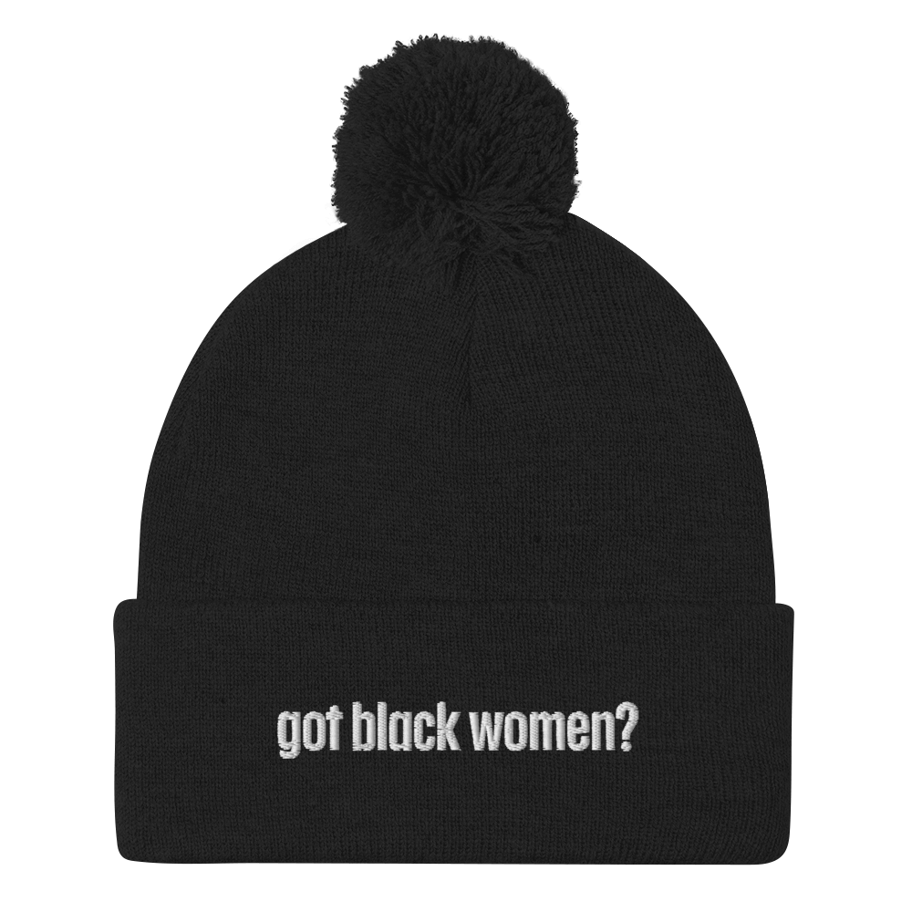 Got Black Women Pom-Pom Beanie