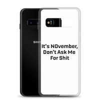 NOvember Samsung Case