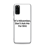 NOvember Samsung Case