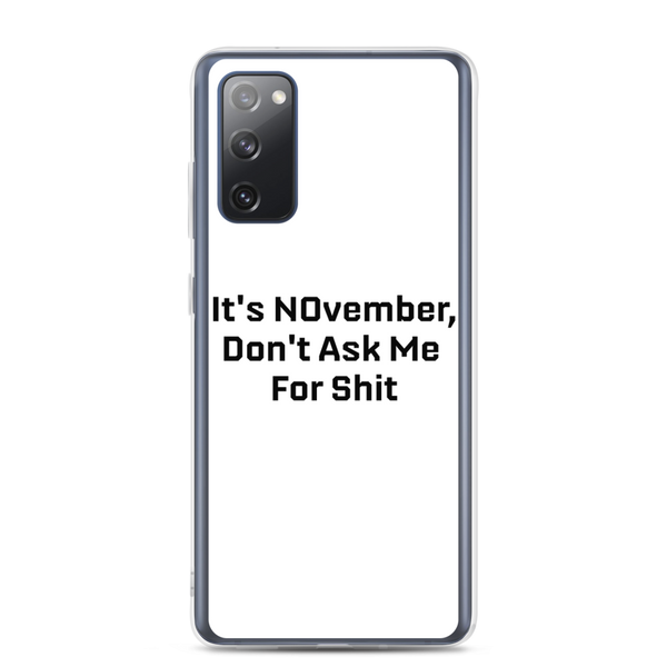 NOvember Samsung Case