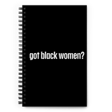 Got Black Women Spiral Notebook
