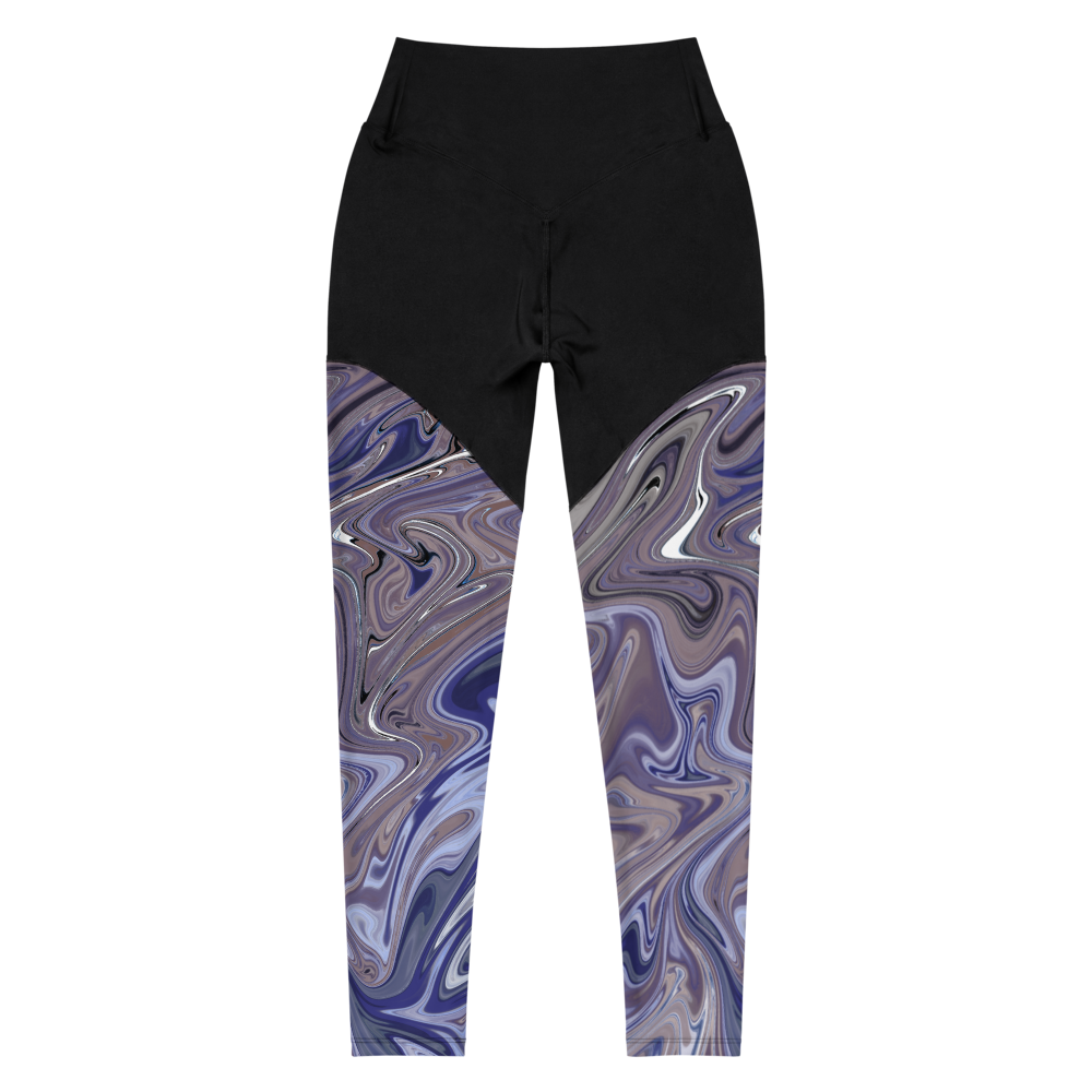 Berry Blues Sports Leggings