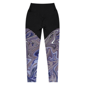 Berry Blues Sports Leggings