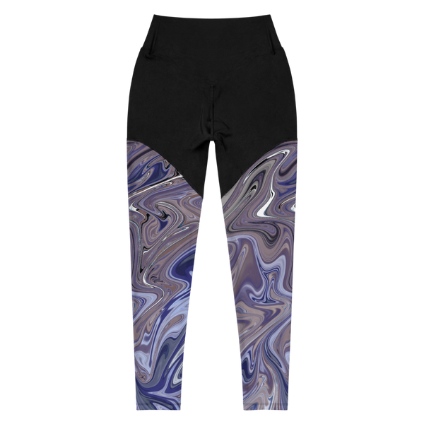Berry Blues Sports Leggings