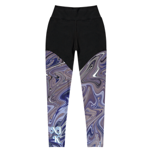 Berry Blues Sports Leggings