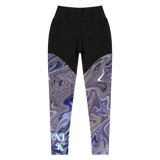 Berry Blues Sports Leggings