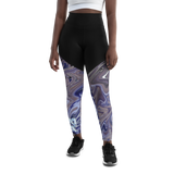 Berry Blues Sports Leggings