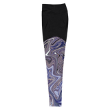 Berry Blues Sports Leggings