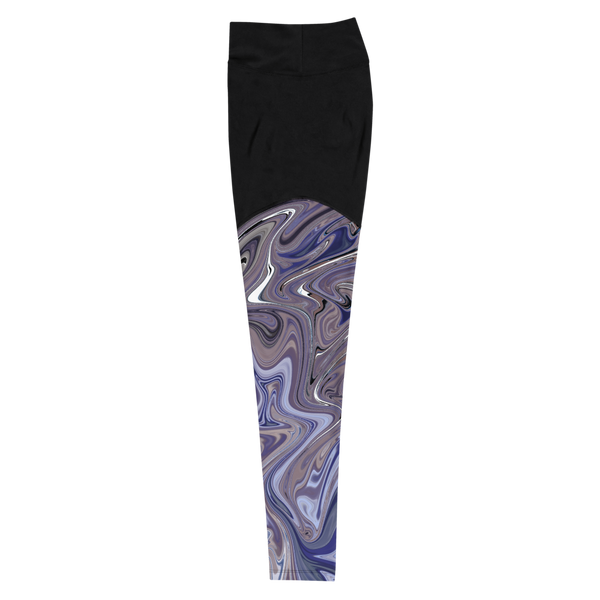 Berry Blues Sports Leggings