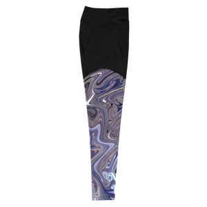 Berry Blues Sports Leggings