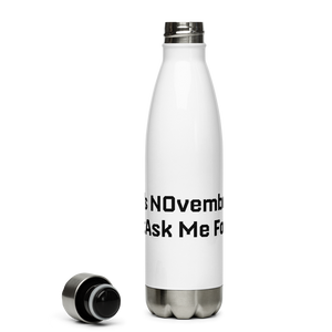 NOvember Stainless Steel Water Bottle