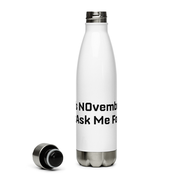 NOvember Stainless Steel Water Bottle